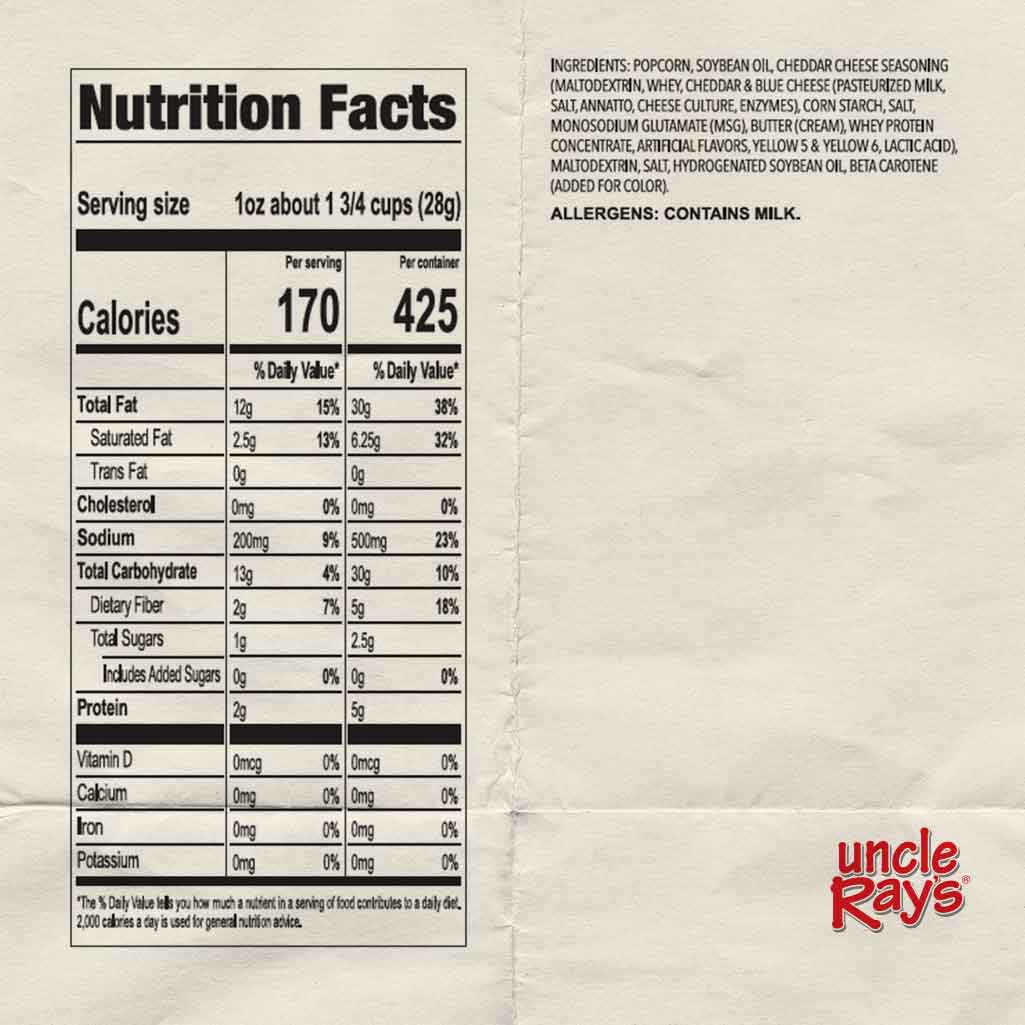 Uncle Ray's Cheddar Popcorn