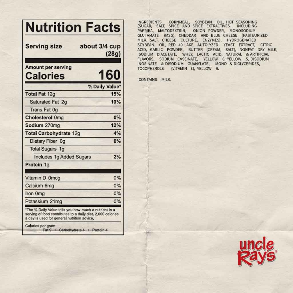 Uncle Ray’s Baked Hot Cheese Crunch