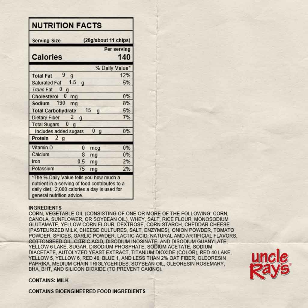 Uncle Ray’s Nacho Cheese Tortilla Chips