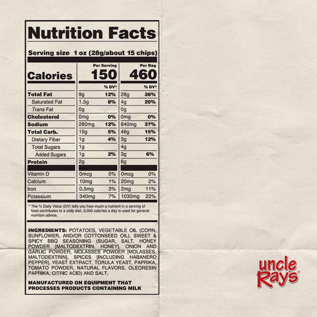 Uncle Ray’s Sweet Heat BBQ Chips