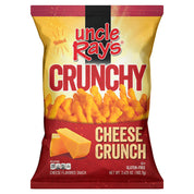 Uncle Ray's Crunchy Cheese Crunch snack package on a white background