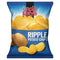 Bag of Uncle Ray's Ripple Potato Chips with blue and white design