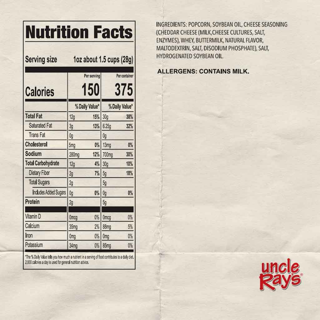 Uncle Ray's White Cheddar Popcorn