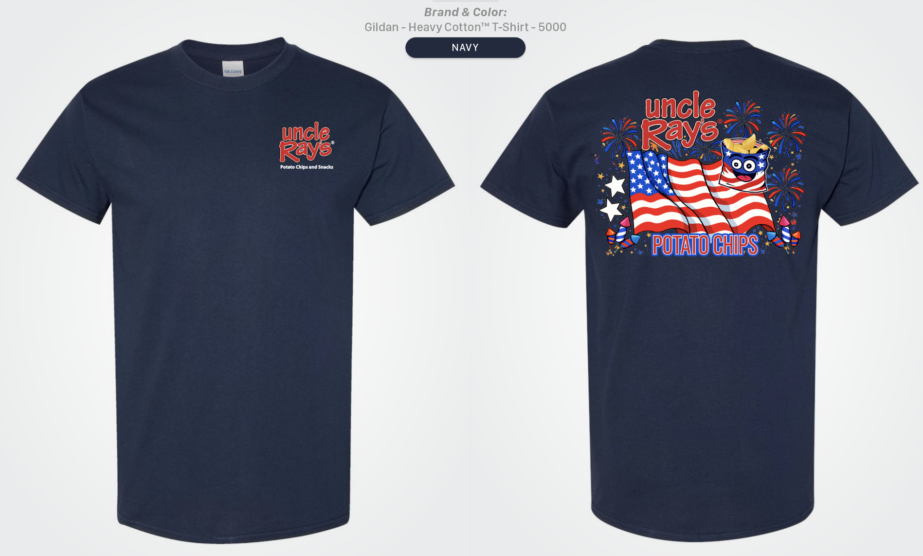 Uncle Ray's Short Sleeve Patriotic Shirt